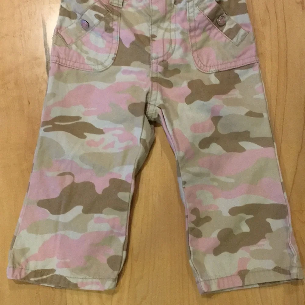 Carter’s pink camo cotton denim pants jeans